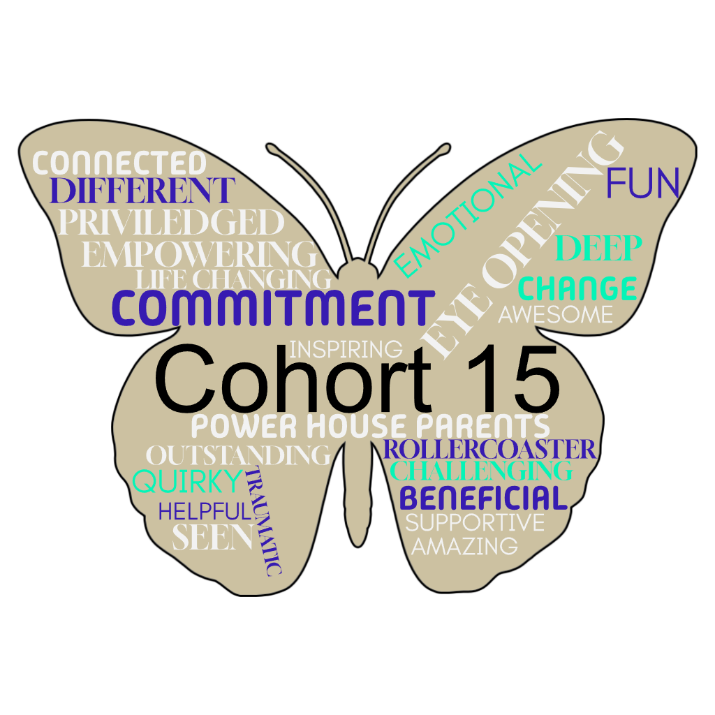 Word cloud created from feedback from the most recent New Beginnings cohort